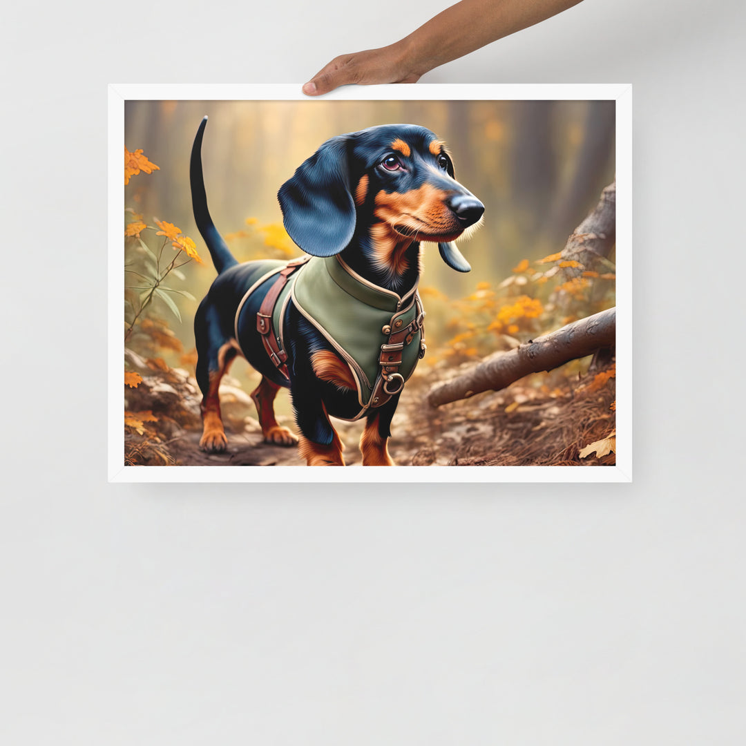 Dachshund- Framed poster v3