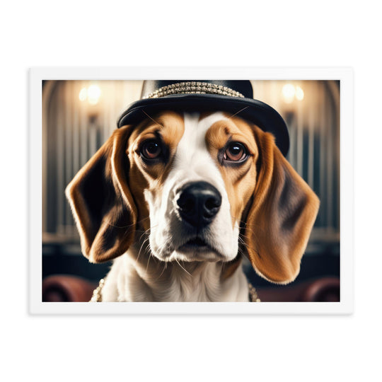 Beagle- Framed poster