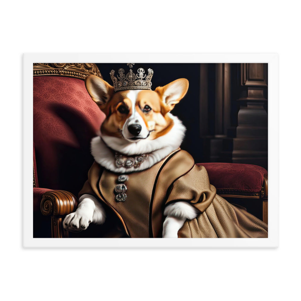 Pembroke Welsh Corgi- Framed poster
