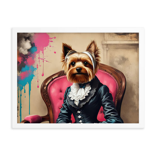 Yorkshire Terrier- Framed poster v3