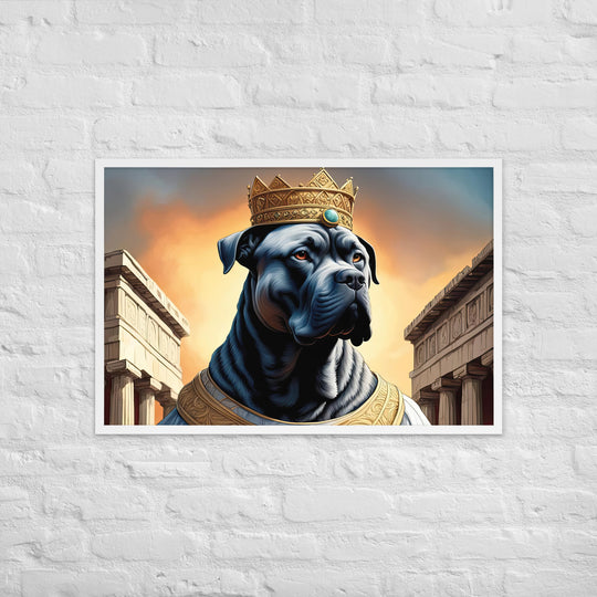 Framed poster-Cane Corso V2