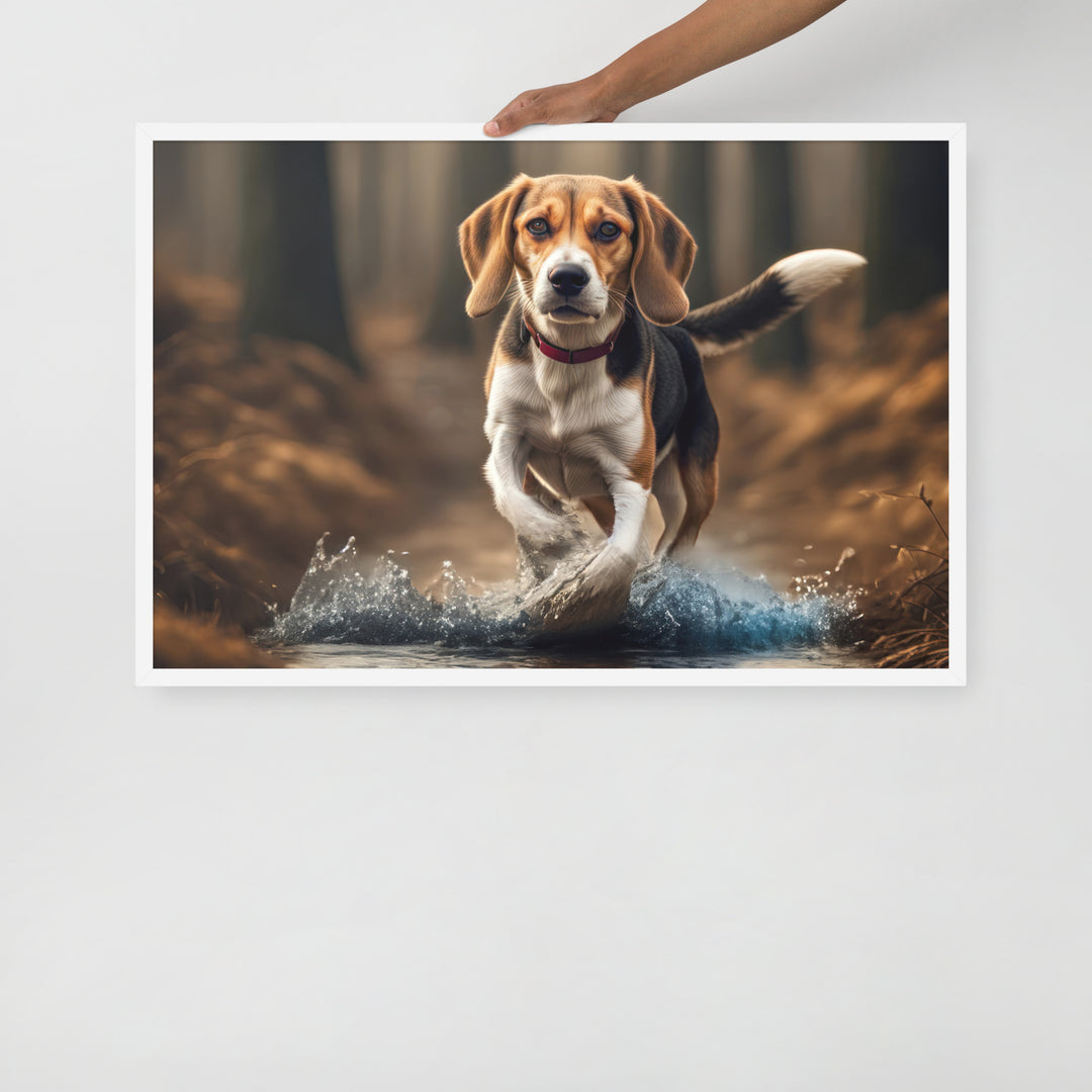 Beagle- Framed poster V3