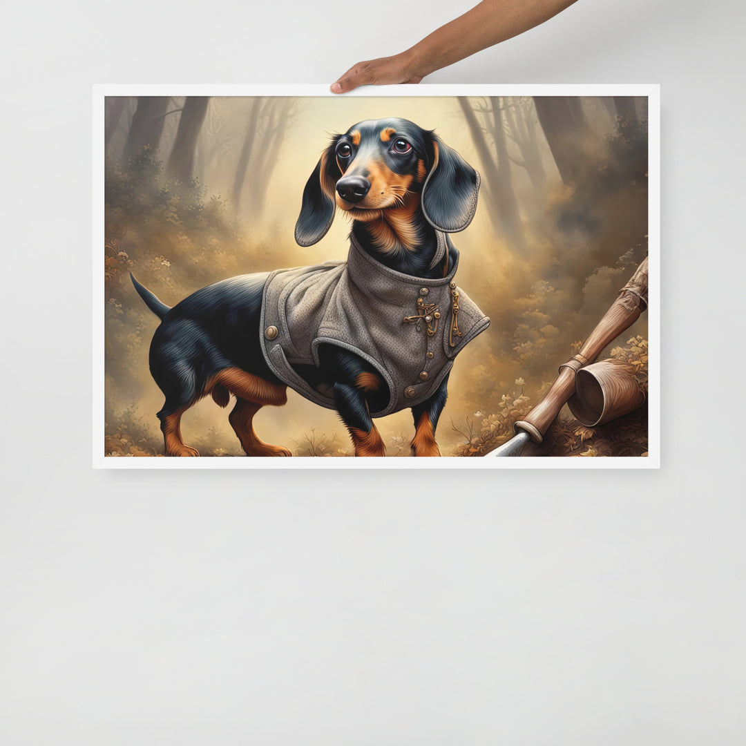 Dachshund- Framed poster v2