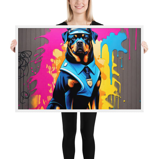 Rottweiler- Framed poster