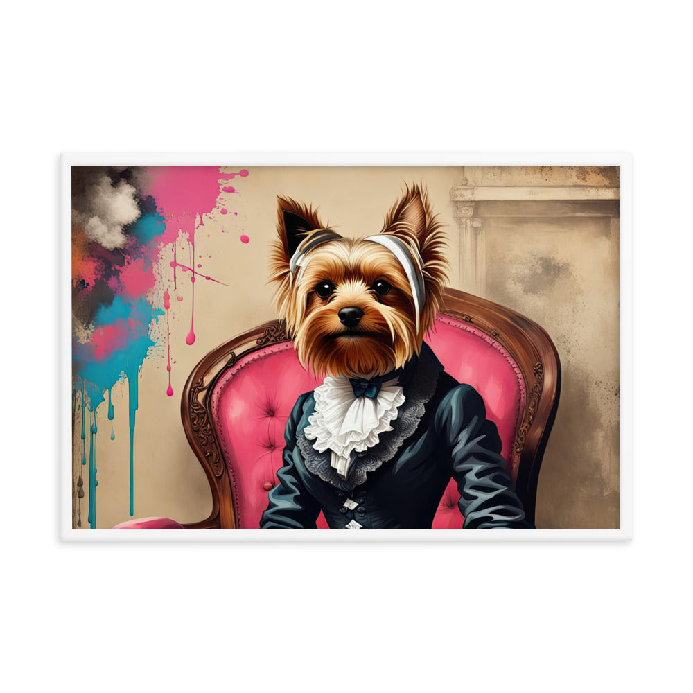 Yorkshire Terrier- Framed poster v3