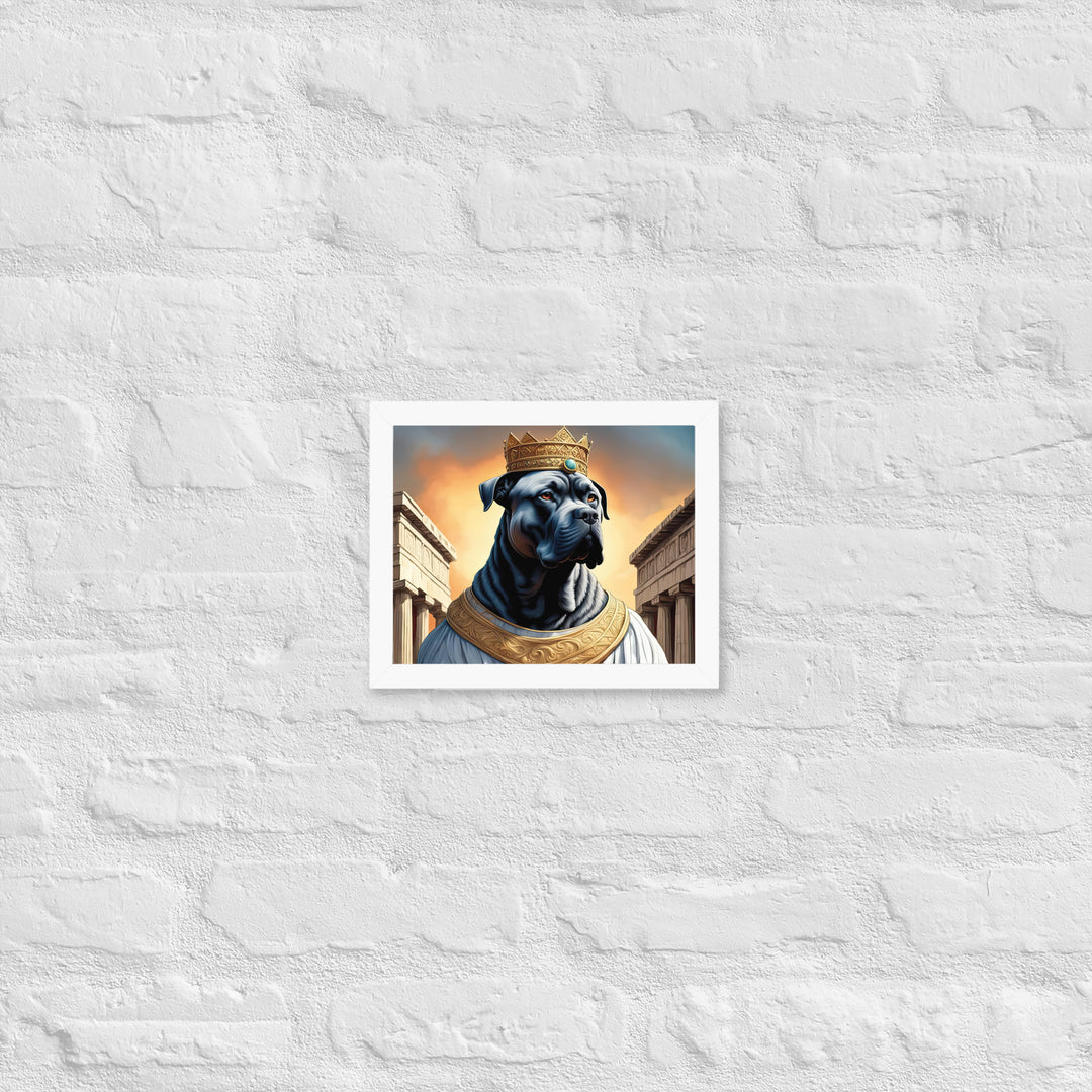 Framed poster-Cane Corso V2