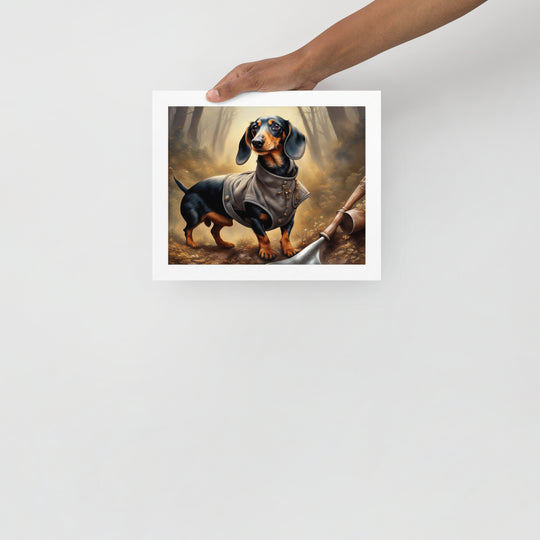 Dachshund- Framed poster v2