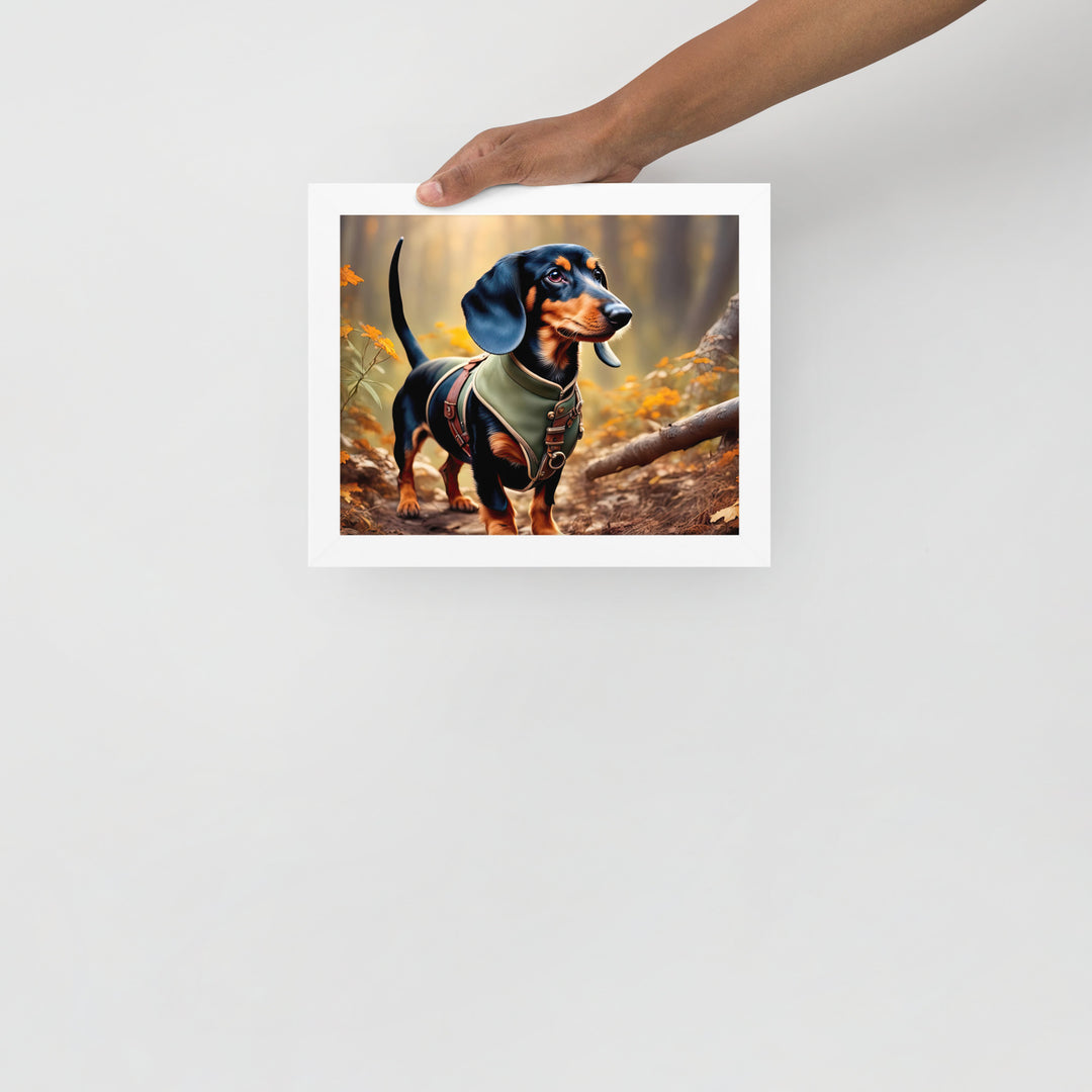 Dachshund- Framed poster v3