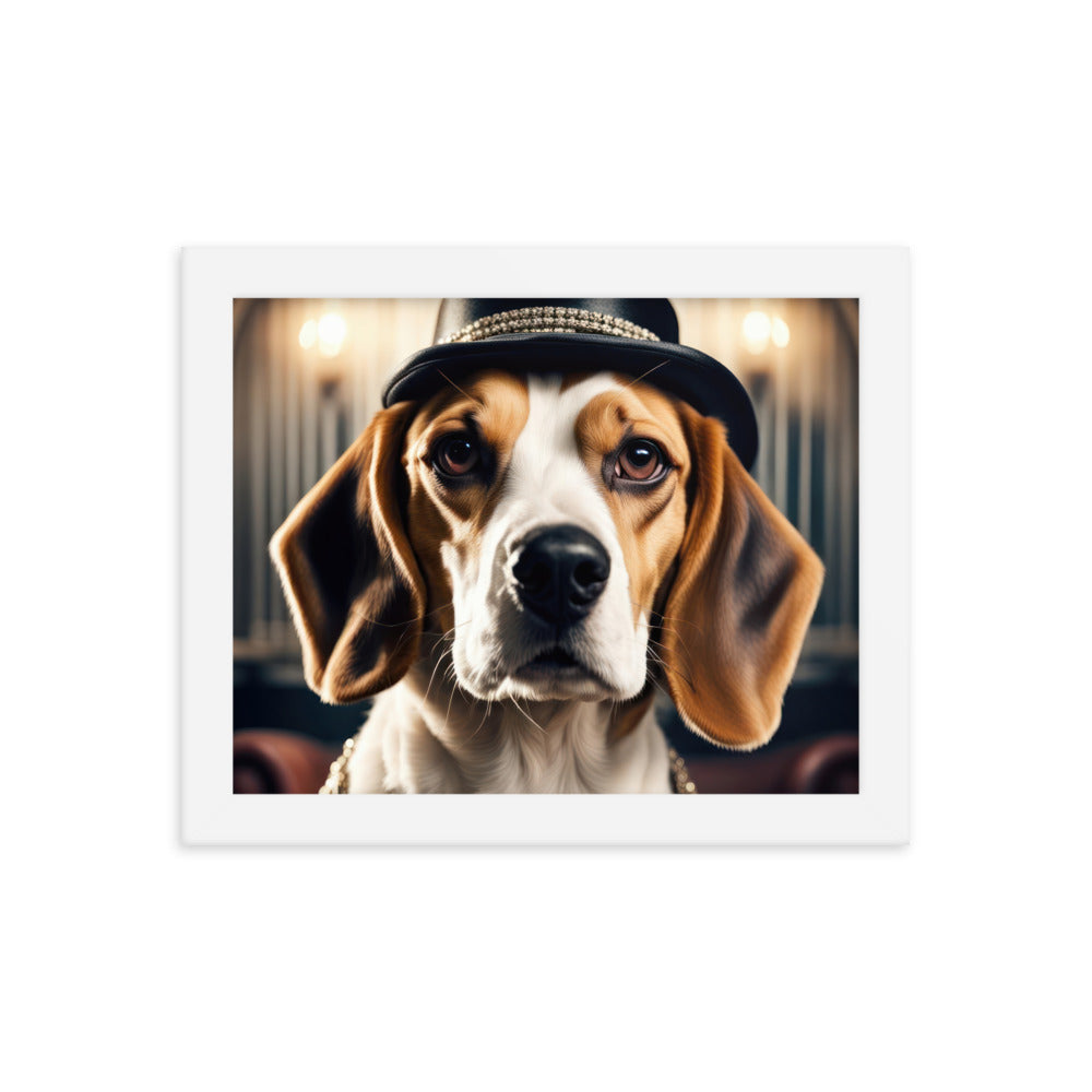 Beagle- Framed poster