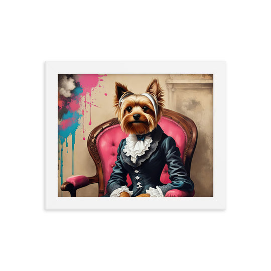 Yorkshire Terrier- Framed poster v3