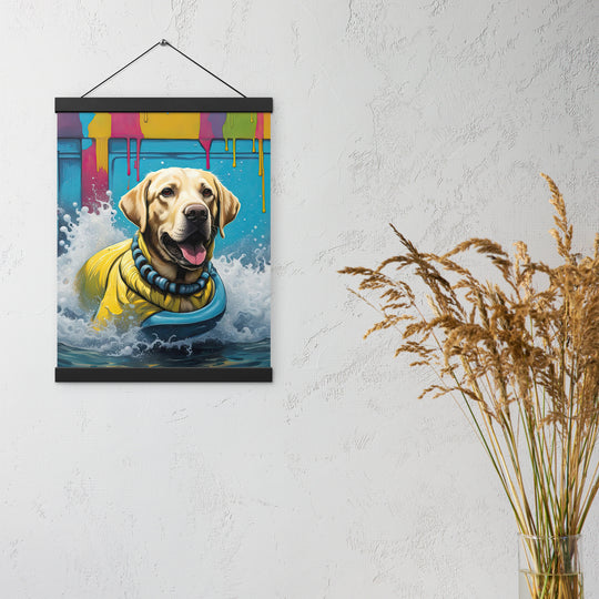 Poster with hangers-Labrador Retriever