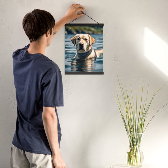 Poster with hangers-Labrador Retriever V3