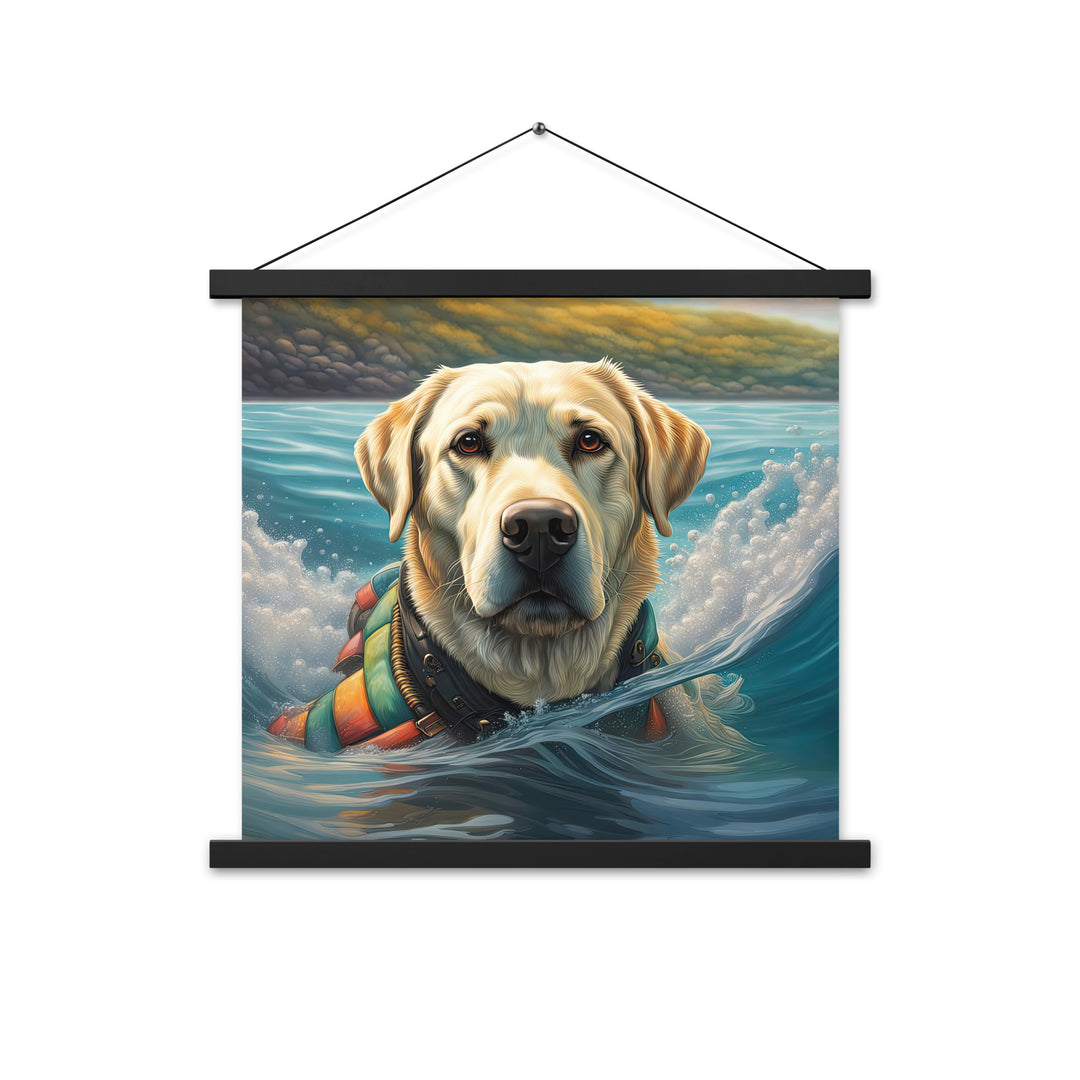 Poster with hangers-Labrador Retriever V4