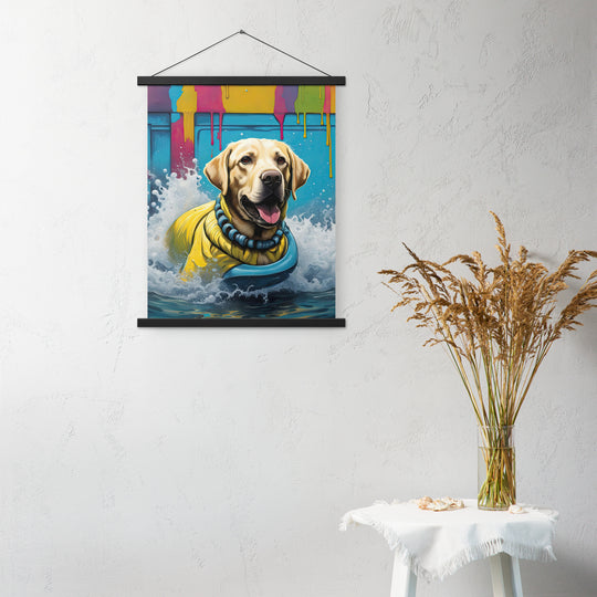 Poster with hangers-Labrador Retriever