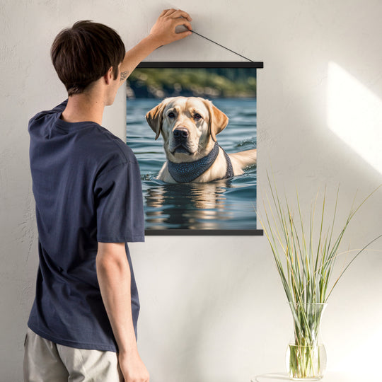 Poster with hangers-Labrador Retriever V3