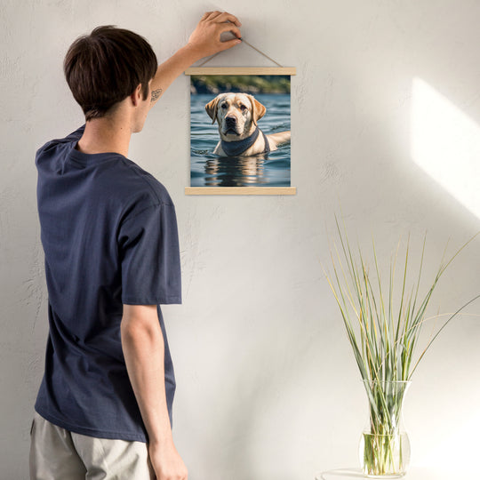 Poster with hangers-Labrador Retriever V3