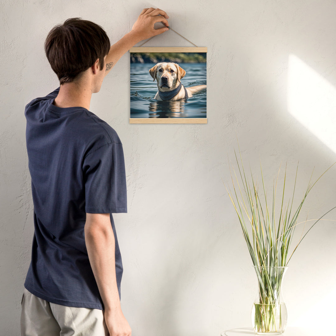 Poster with hangers-Labrador Retriever V3