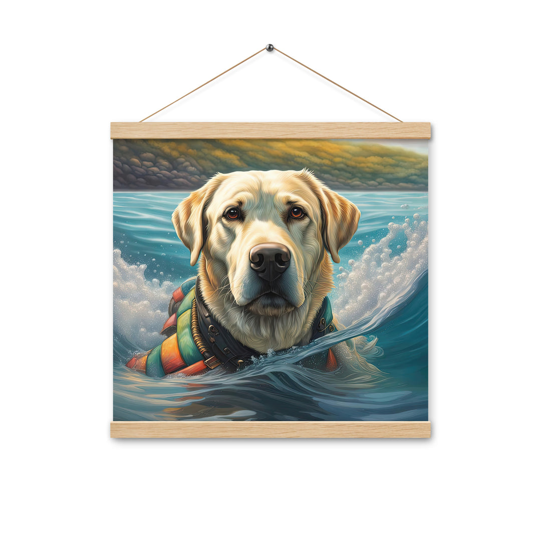 Poster with hangers-Labrador Retriever V4