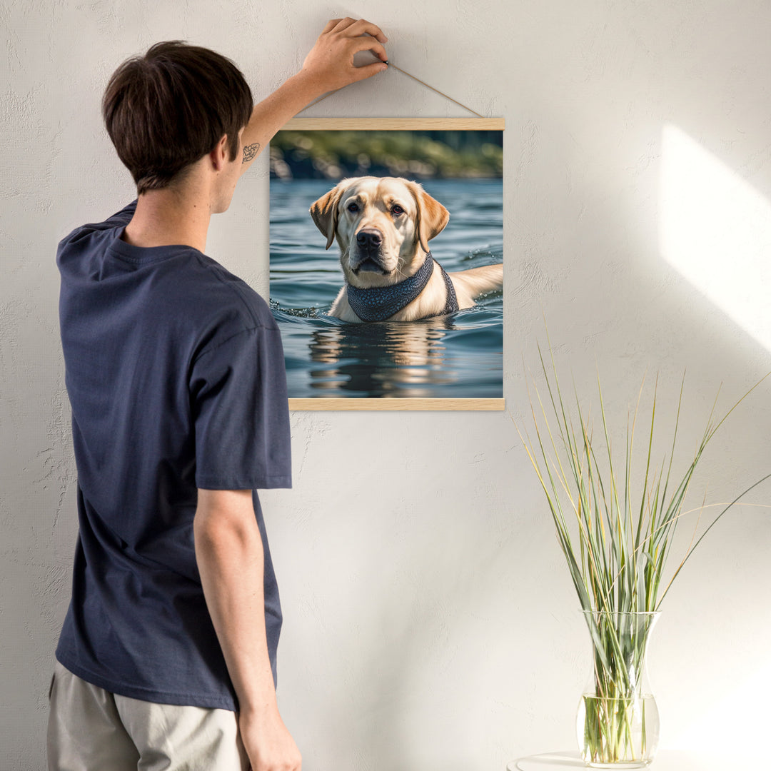 Poster with hangers-Labrador Retriever V3