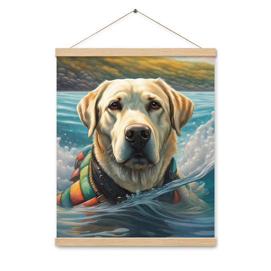 Poster with hangers-Labrador Retriever V4