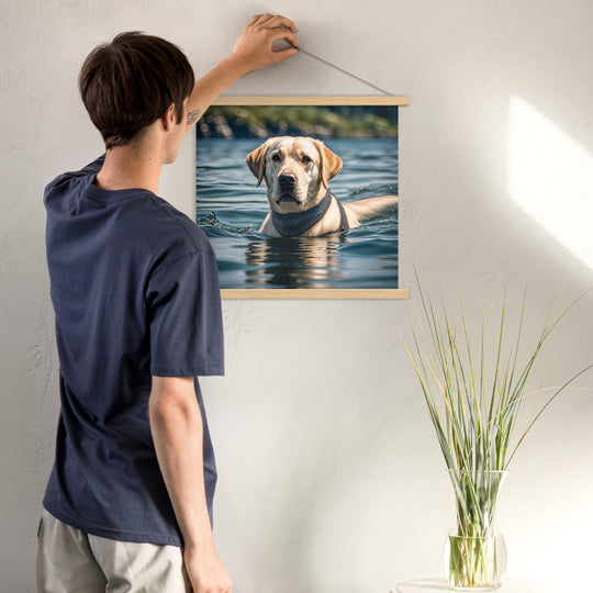 Poster with hangers-Labrador Retriever V3