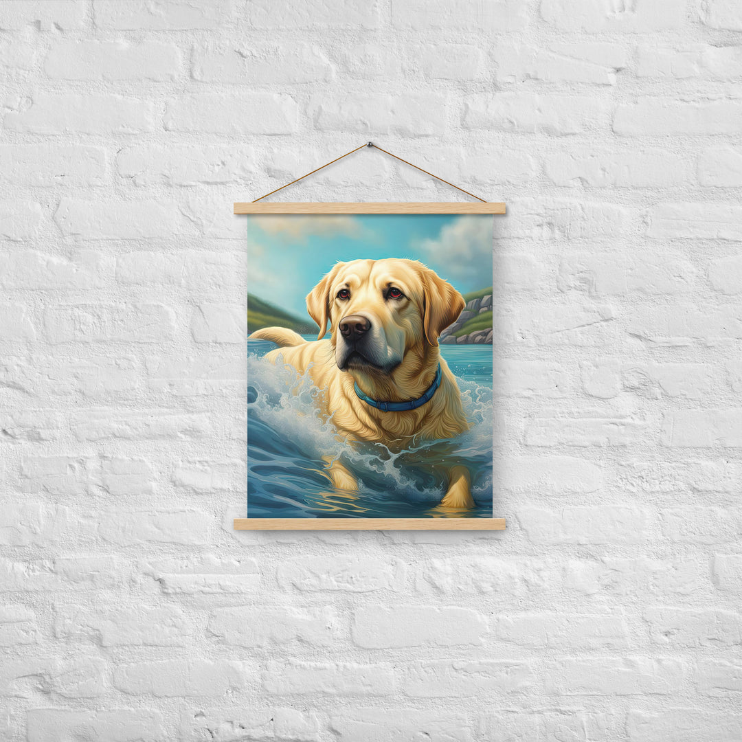 Poster with hangers-Labrador Retriever V2