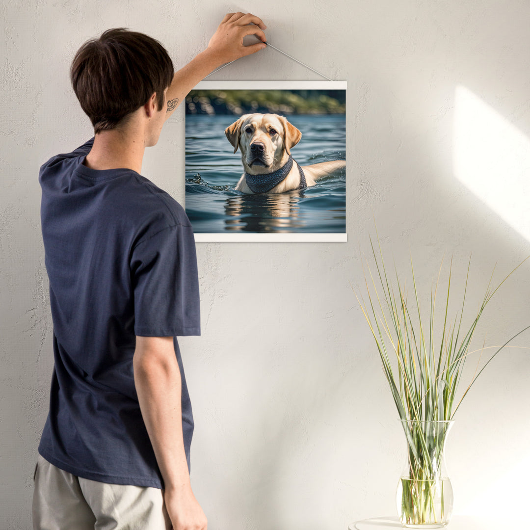 Poster with hangers-Labrador Retriever V3