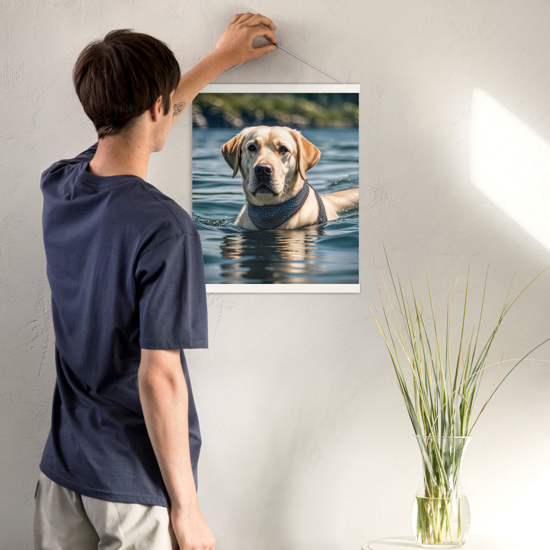 Poster with hangers-Labrador Retriever V3