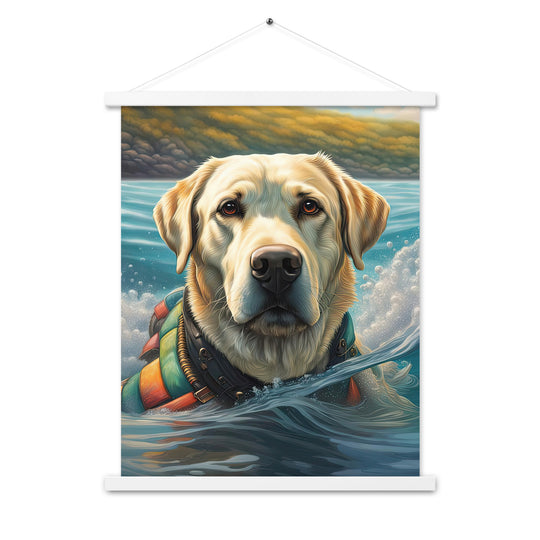 Poster with hangers-Labrador Retriever V4