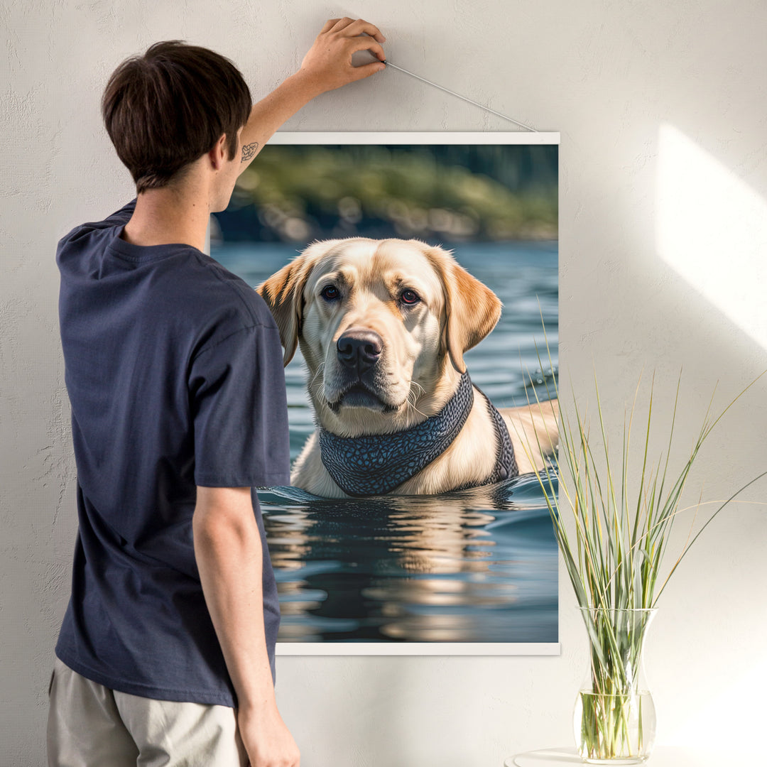 Poster with hangers-Labrador Retriever V3