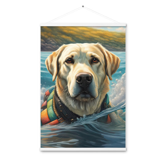 Poster with hangers-Labrador Retriever V4