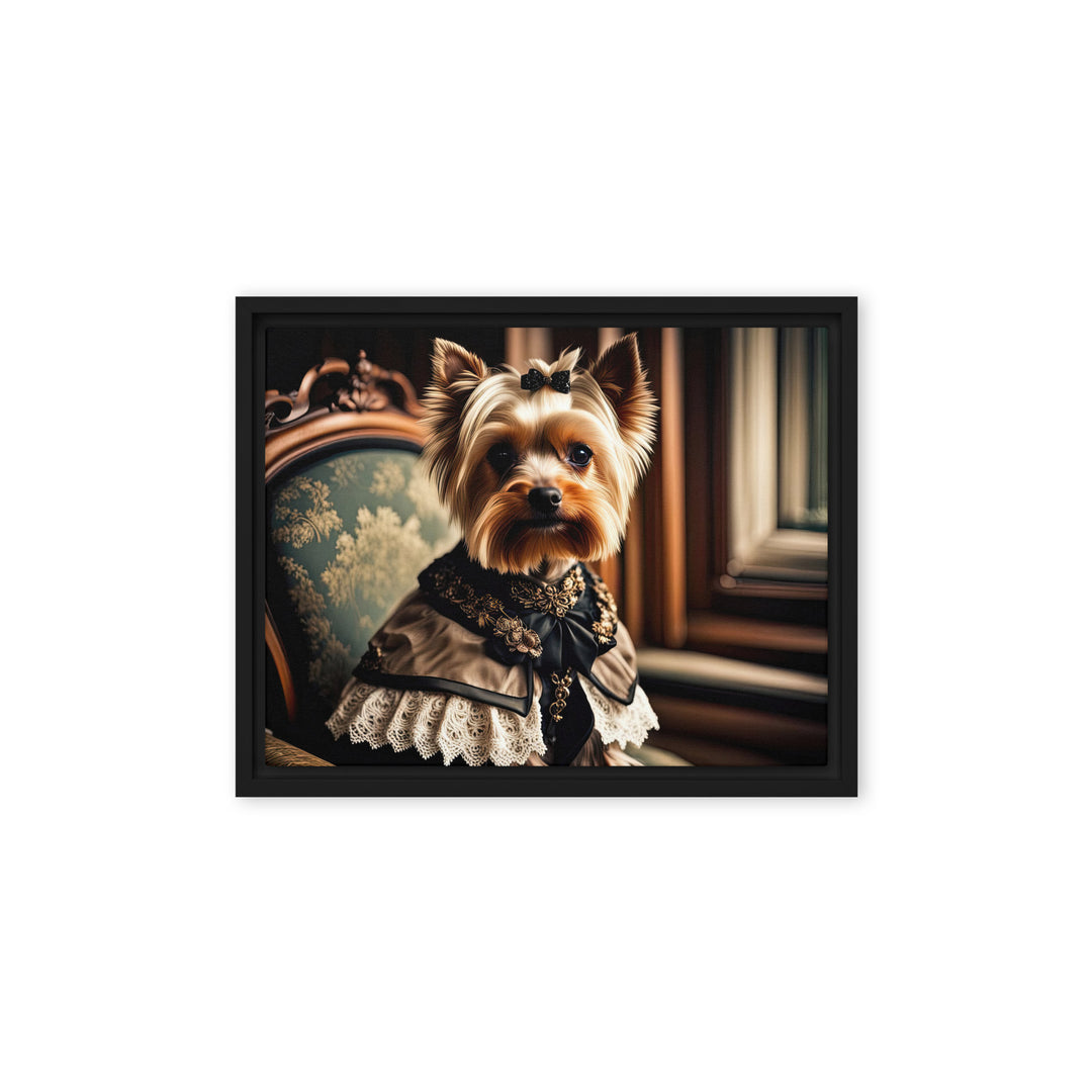 Yorkshire Terrier- Framed canvas
