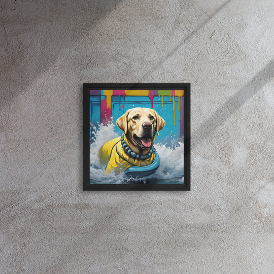 Framed canvas-Labrador Retriever