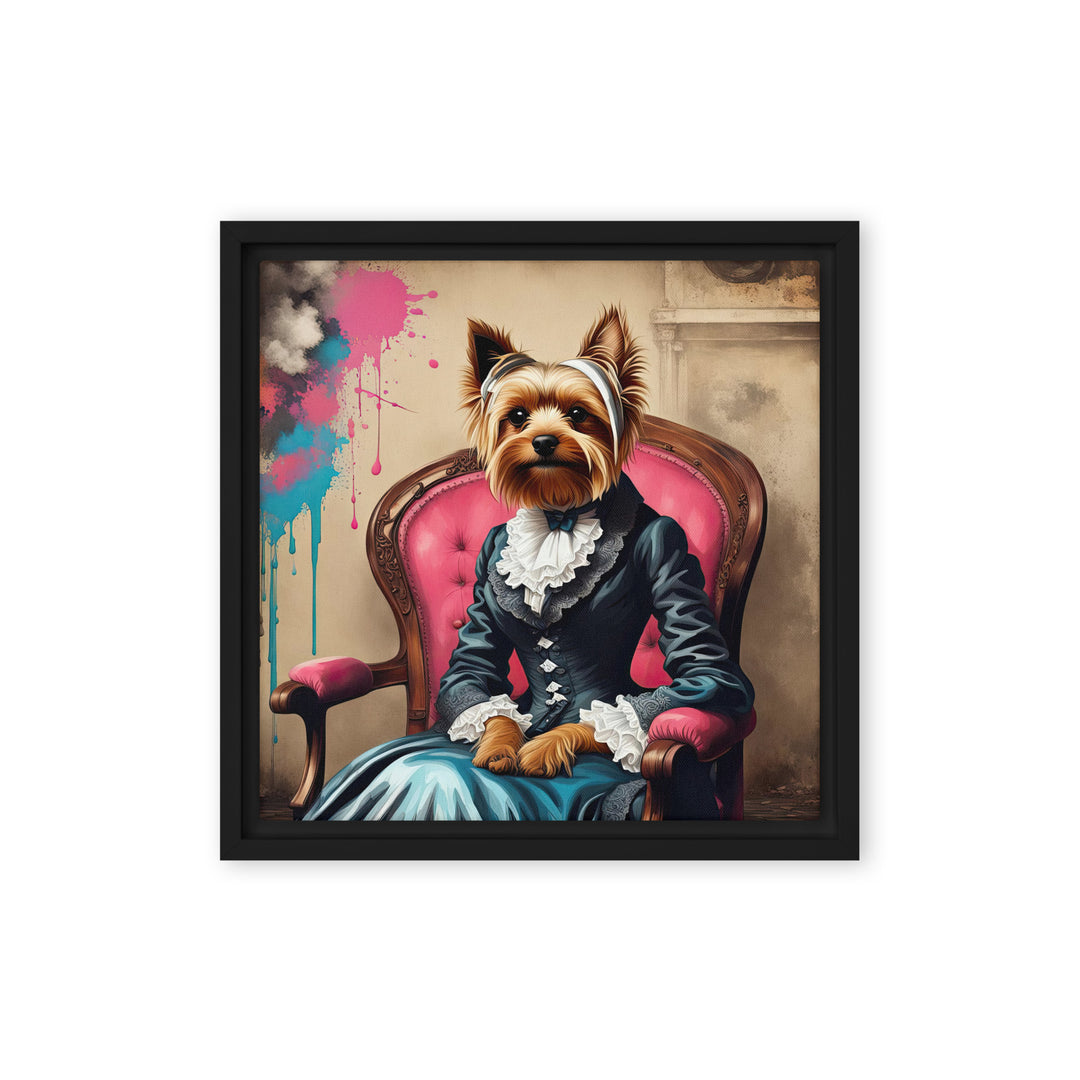 Yorkshire Terrier- Framed canvas v3
