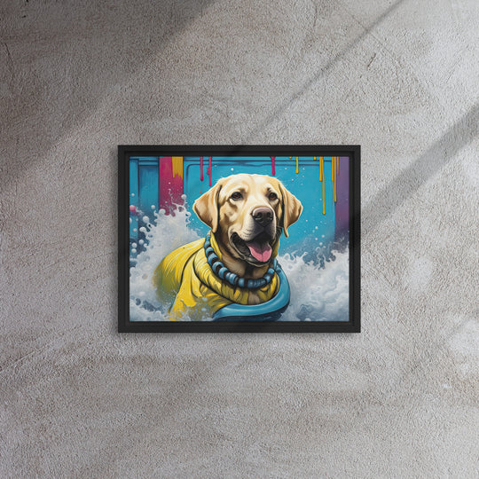 Framed canvas-Labrador Retriever