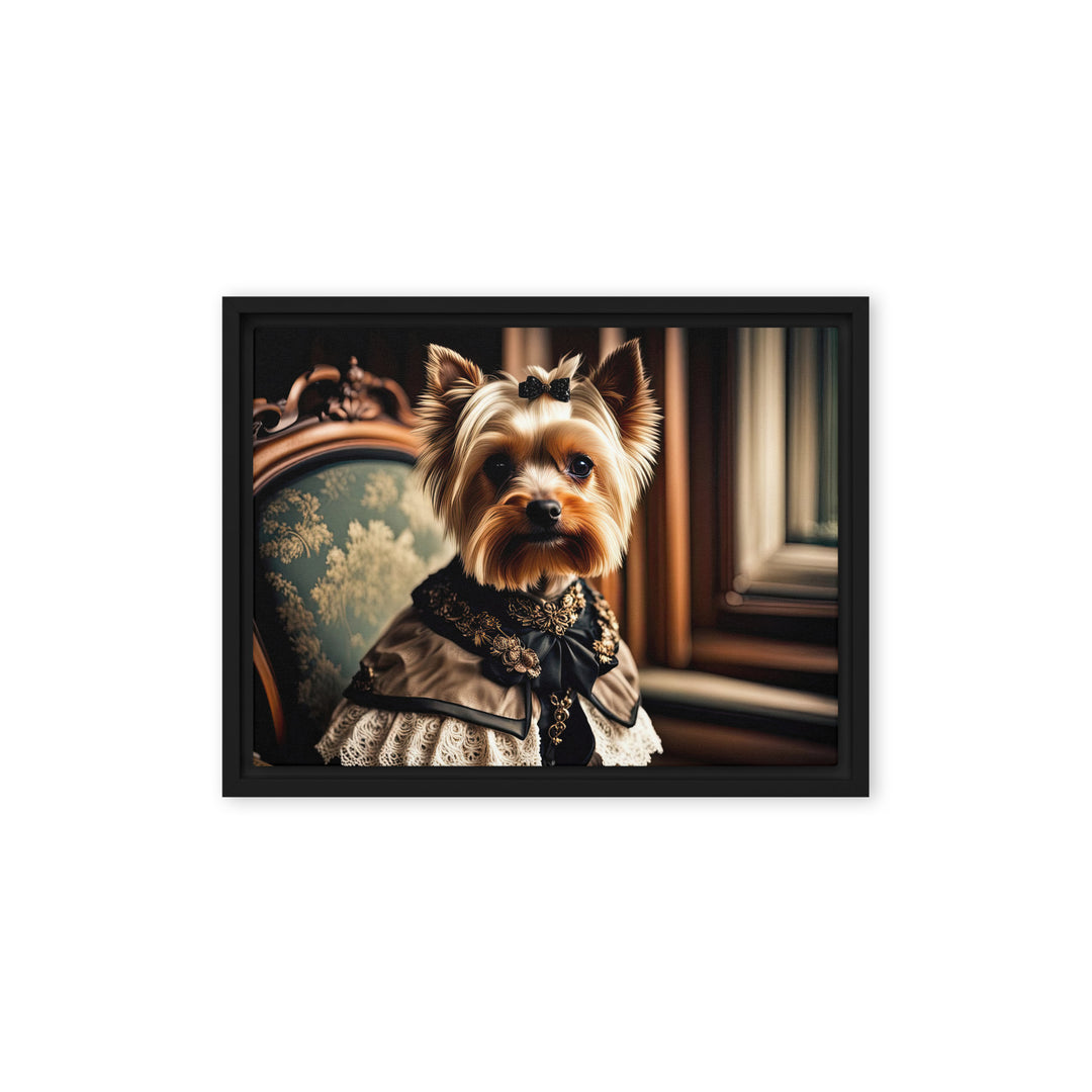 Yorkshire Terrier- Framed canvas