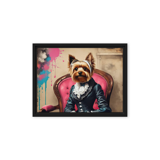 Yorkshire Terrier- Framed canvas v3
