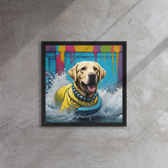 Framed canvas-Labrador Retriever