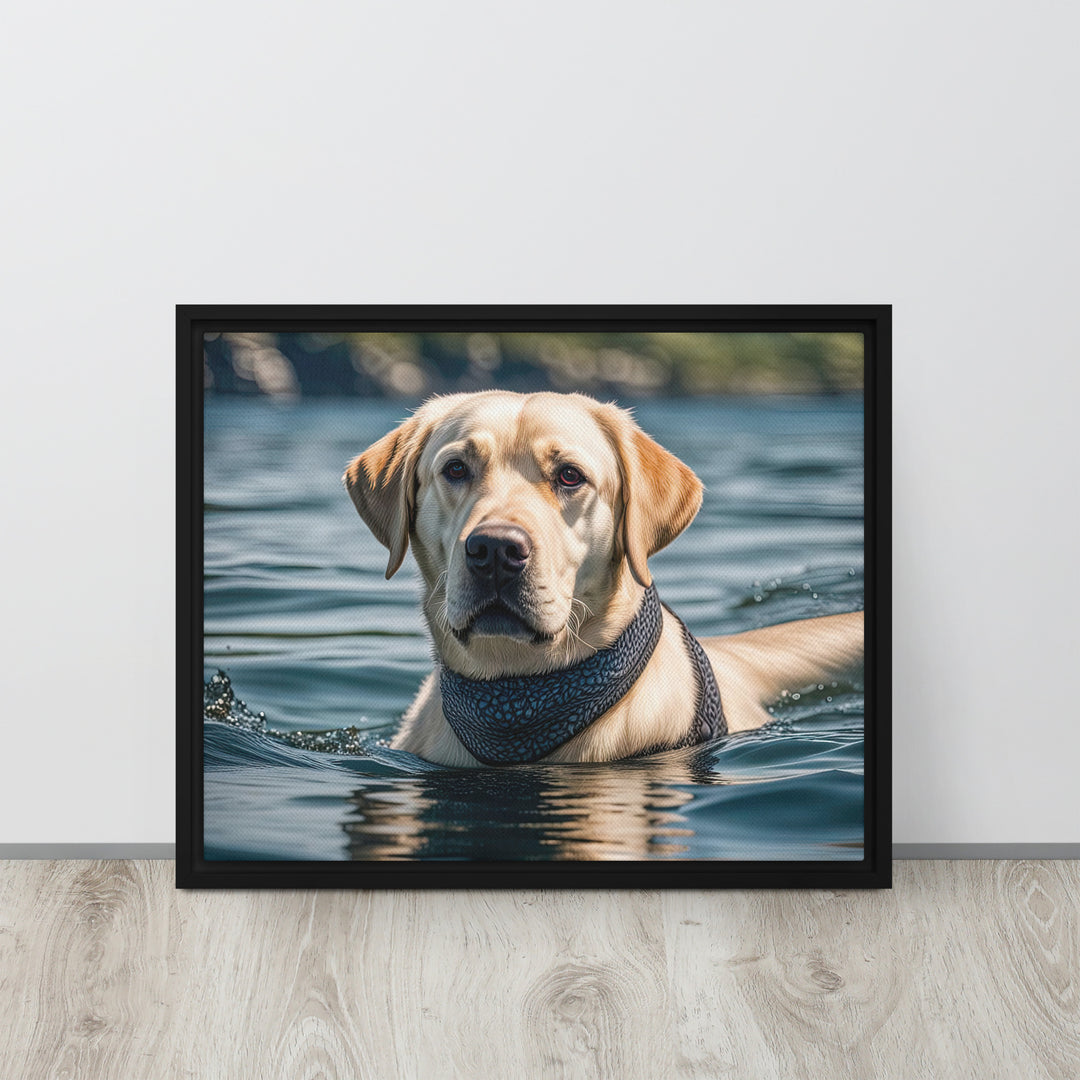 Framed canvas-Labrador Retriever V3