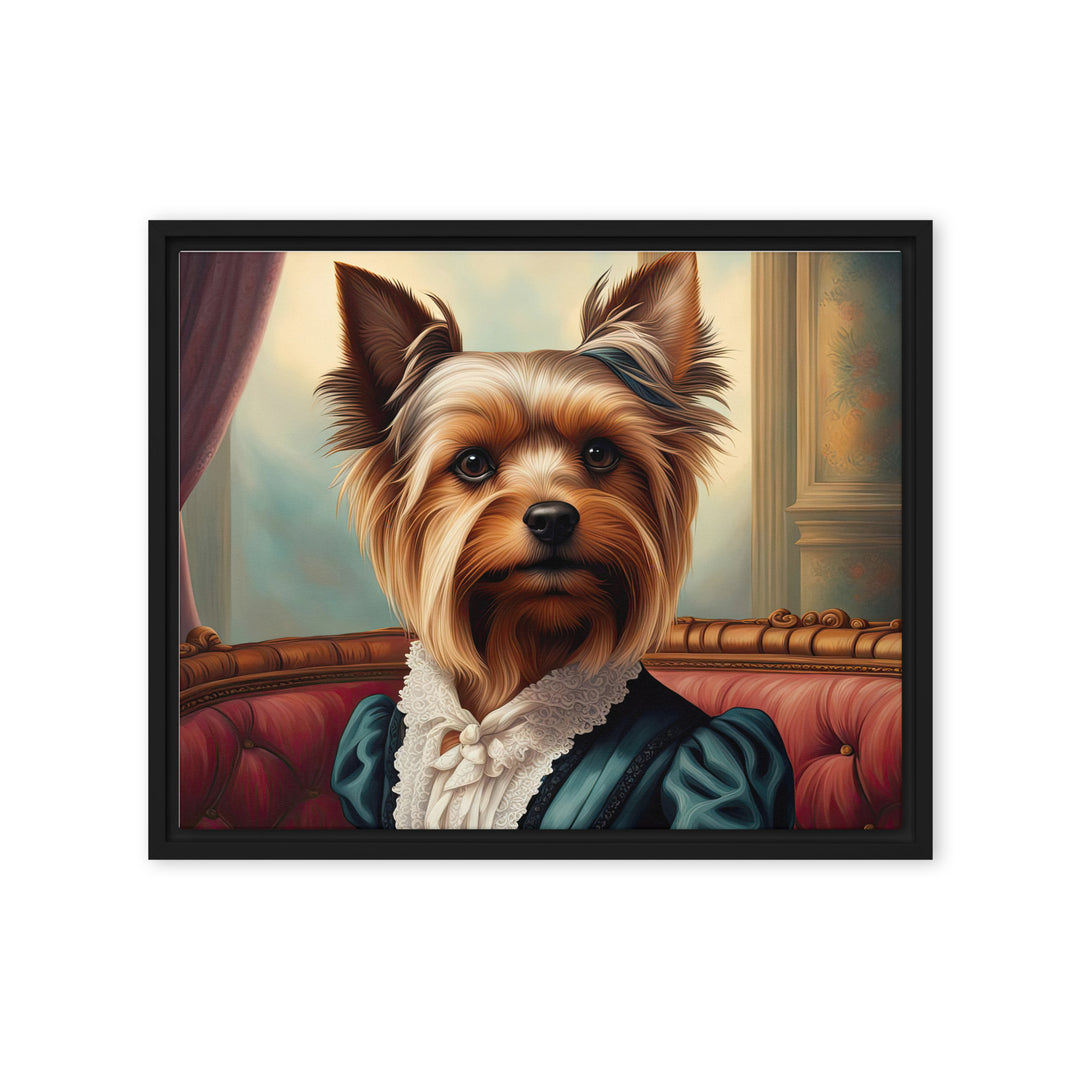 Yorkshire Terrier- Framed canvas v2