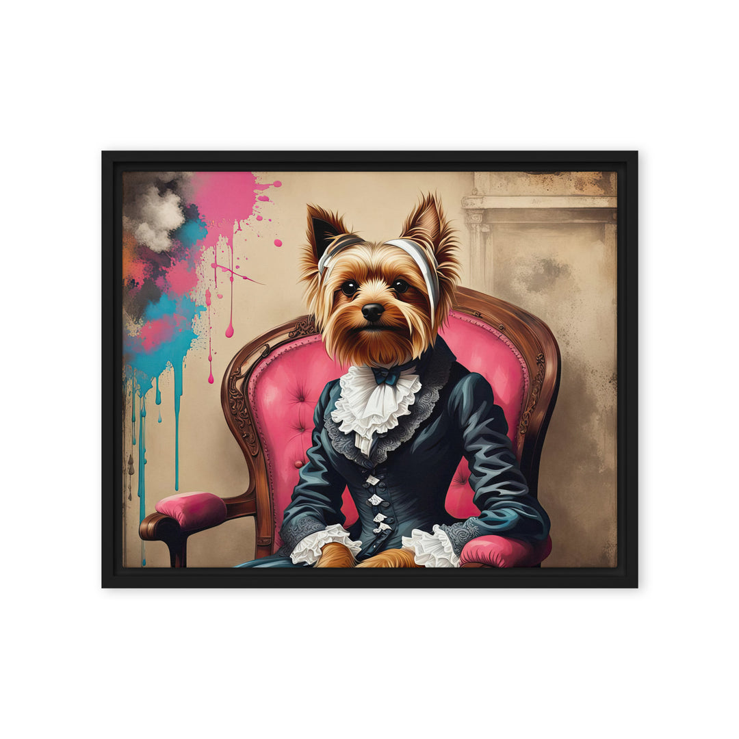 Yorkshire Terrier- Framed canvas v3
