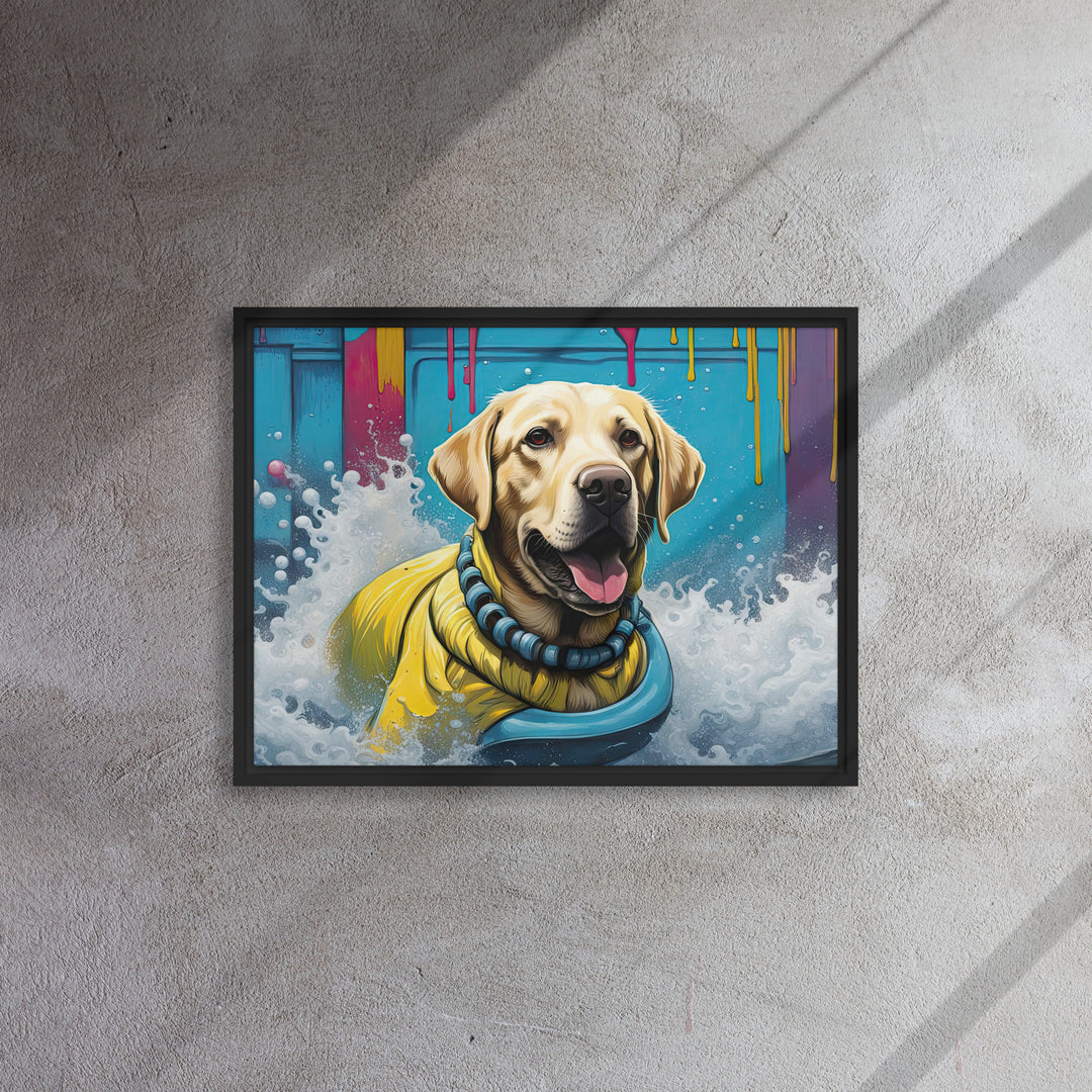 Framed canvas-Labrador Retriever