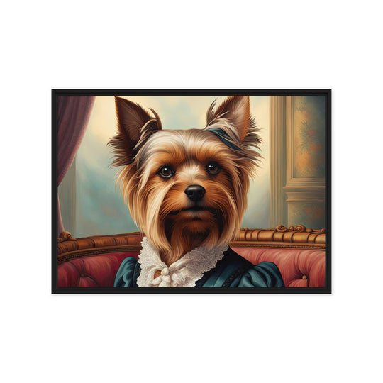 Yorkshire Terrier- Framed canvas v2