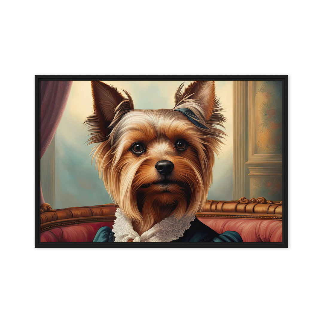 Yorkshire Terrier- Framed canvas v2