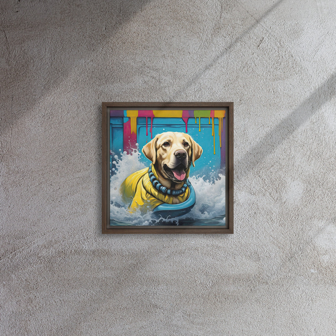 Framed canvas-Labrador Retriever