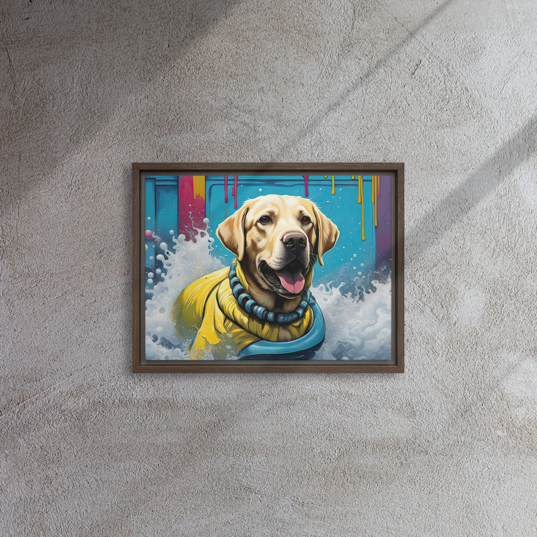 Framed canvas-Labrador Retriever