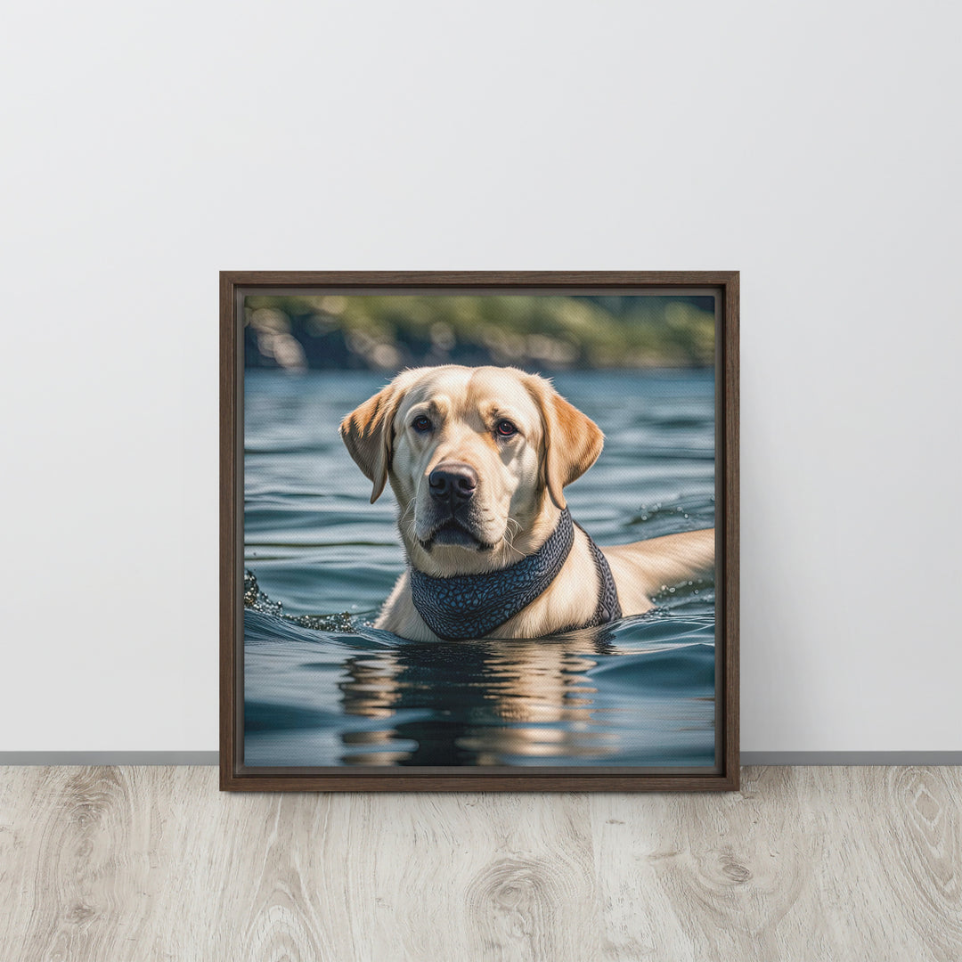 Framed canvas-Labrador Retriever V3