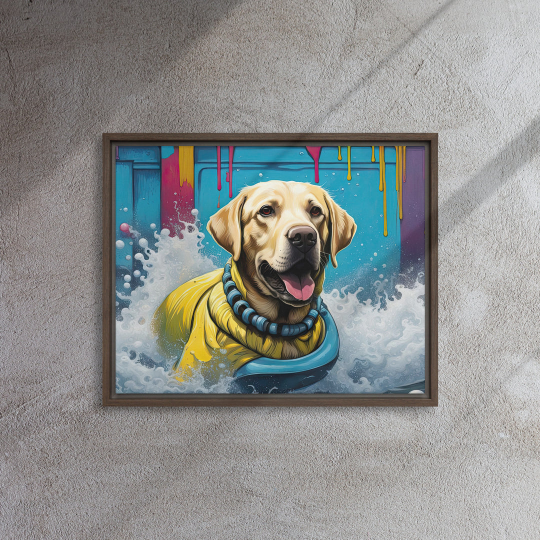 Framed canvas-Labrador Retriever