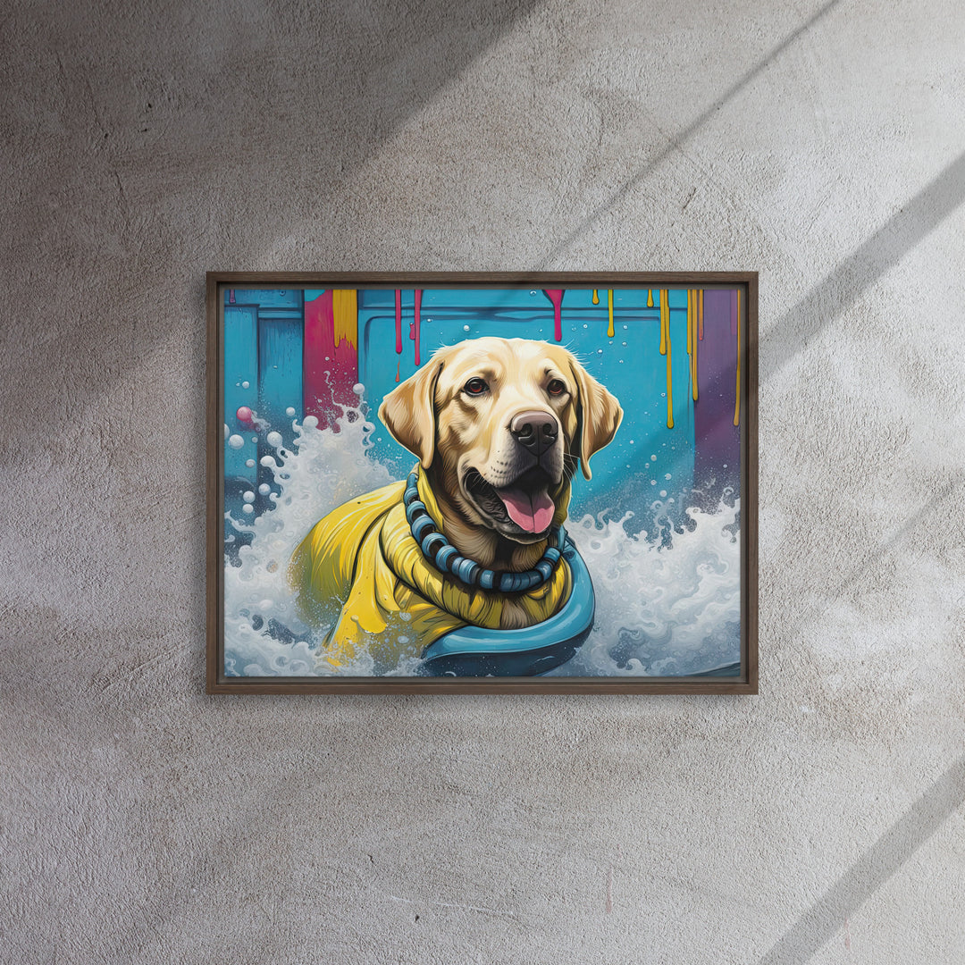 Framed canvas-Labrador Retriever