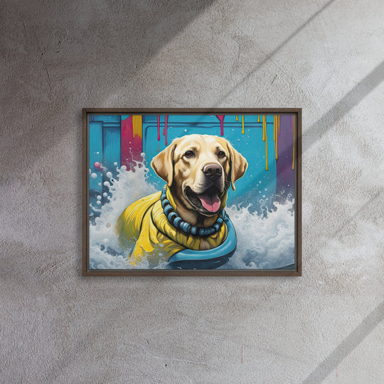 Framed canvas-Labrador Retriever